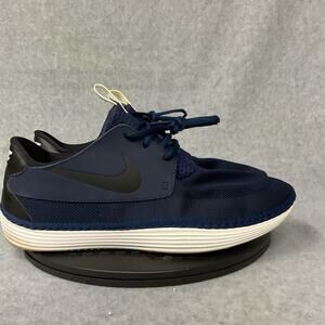 Nike Solarsoft Moccasin Men’s Size 13 Black Running Shoe Sneakers 555301-013